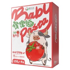 飯友 芹香番茄牛寶寶麵, 150g x 4包, 嚴選澳洲牛肉, 12個月以上寶寶適用, 600g, 1盒