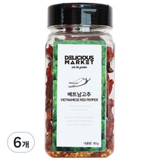 딜리셔스마켓 베트남 고추, 80g, 6개