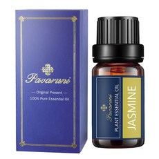 美國Pavaruni 純單方茉莉精油，10ml，天然植物萃取，舒緩壓力，浪漫香氛, 1瓶
