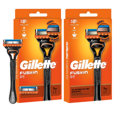 Gillette 吉列 2024 Fusion手動刮鬍刀+刮鬍刀片 2入組, 2組