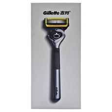 Gillette 吉列 Proshield系列 刮鬍刀豪華套組, 大包裝5刀頭, 美國設計金屬, 附限定磁吸刀座, 1組
