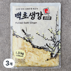 카쿠카쿠 백초생강 BBB, 3개, 1.3kg