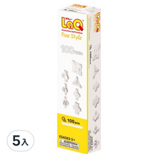 【意秋】任意變補充包-白(100pcs), 5入, 白色, 5盒