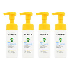 ATOPALM 愛多康 兒童清爽洗顏慕斯, 強化肌膚防護 弱酸性, 150ml, 4瓶