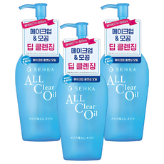 센카 올 클리어 오일, 230ml, 3개