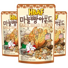  HBAF 마늘빵 아몬드, 190g, 3개 