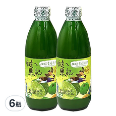 福三滿 台灣香檬原汁6瓶300ml，天然原味，健康飲品, 6瓶, 300ml