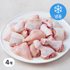 동우 바른닭고기 닭볶음용 (냉동), 4개, 1kg