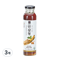 허니비푸드 꿀을그린사람들 인삼청, 400g, 3개