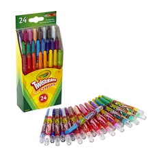 Crayola 繪兒樂 經典色 迷你裝旋轉蠟筆, 24色, 1盒