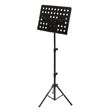 fancy music 台製大譜架，加強骨架設計，穩固耐用，強化結構，承重能力優異，烤漆鉚釘，接點牢固, 黑色, 1組