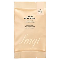 fmgt 골드 콜라겐 투웨이 팩트 파우치 리필 9.5g, 201 애프리콧 베이지, 1개