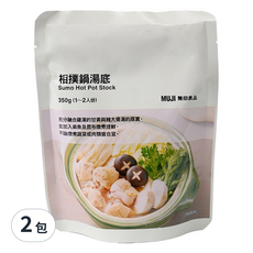 MUJI 無印良品 相撲鍋湯底 1-2人份, 350g, 2包
