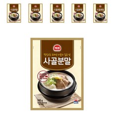 해표 사골분말, 500g, 6개