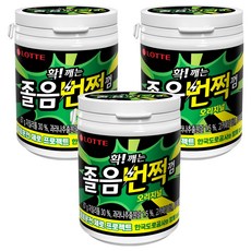 롯데웰푸드 졸음번쩍껌 오리지널, 87g, 3개