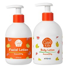 ATONO2 Good Kids 臉部乳液 250g + 身體乳液 300g, 1組