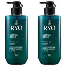 RYO 呂 深層清潔涼爽洗髮精, 480ml, 2瓶