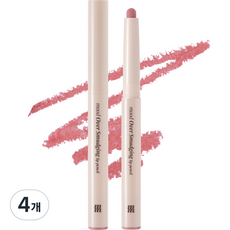 머지 무드 오버 스머징 립 펜슬 0.9g, ML2 로우 핑크, 4개