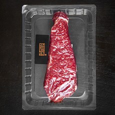 설화우 한우 채끝 1등급 스테이크용 (냉장), 350g, 1개
