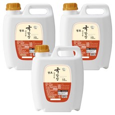 신앙촌 양조 깔끔한 국간장, 4.2L, 3개