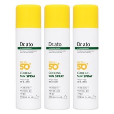 닥터아토 쿨링 선 스프레이 SPF50+ PA+++, 3개, 150ml