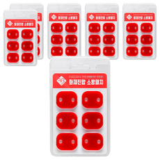 Firerif 滅火補片插座類型, 紅色, 6個