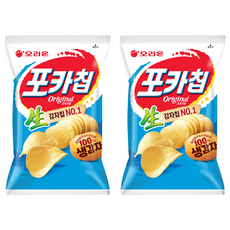 포카칩 오리지널, 66g, 2개