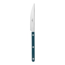 SABRE PARIS BISTROT 復古酒館鈕扣亮面系列 主餐刀 24cm 湖水藍, 1支