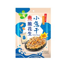 義美 小魚干脆花生, 84g, 1袋