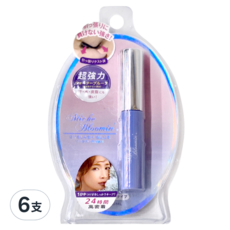 Miche Bloomin 蜜絲綸美 美睫毛膠 超黏著升級版(透明)5ml，超強力，24小時高密度，防水測試, 透明色, 6支