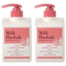 밀크바오밥 퍼퓸 바디로션 플로라부케향, 600ml, 2개