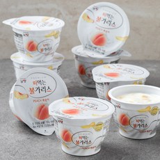 남양 떠먹는 불가리스 복숭아, 85g, 8개