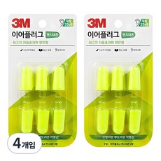 3M 耳塞 華麗霓虹燈補充, 4組, 6入