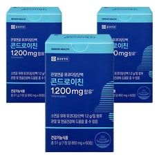 종근당건강 관절연골 뮤코다당단백 콘드로이친 선물세트, 60정, 3개