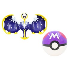 庄臣 pokemon 寶可夢 變形系列 露奈雅拉 Set, 內建LED燈光效果 變身寶貝球 附帶多種小配件, 1組