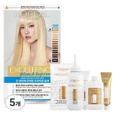 로레알파리 엑셀랑스 블리치 슈프림 셀프 탈색제, 174g, 5개