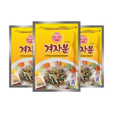 OTTOGI 不倒翁 韓式黃芥末粉, 200g, 3包