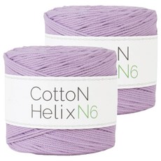쎄비 코튼 헬릭스 N6 뜨개실 150g, 626 라벤더, 2개