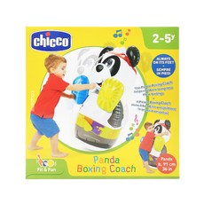 chicco體能運動熊貓拳擊不倒翁，回彈效果佳，兒童專門訓練玩具, 1個, 熊貓