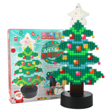 MYTOYS閃亮LED迪芙寶塊聖誕樹製作+圖案組, 混色