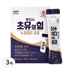  일동후디스 초유의 힘 스틱 뉴질랜드 초유, 60g, 3개 