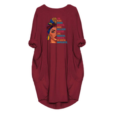 마켓레브 간절기 임산부 포켓 원피스