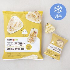 곰곰 주먹밥 닭가슴살 찰현미 야채(냉동), 500g, 1개