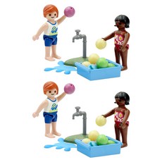 Playmobil 摩比人 兒童和水氣球 71166, 2組