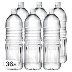 지리산수 무라벨, 2L, 36개 36개, 2L