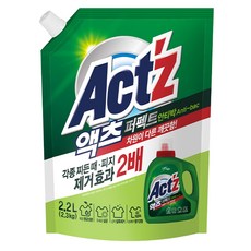 액츠 퍼펙트 안티박 액상세제 리필, 2.2L, 1개