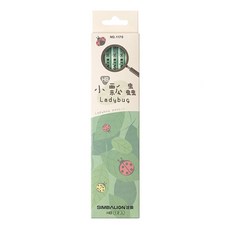 SIMBALION 雄獅 小瓢蟲三角塗頭HB鉛筆 12支, 1170-HB, 1盒