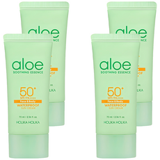 홀리카홀리카 알로에 워터프루프 선크림 SPF50+ PA++++, 70ml, 4개