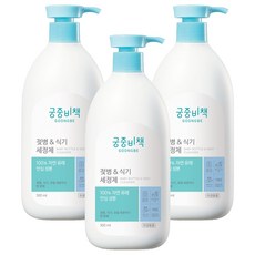 궁중비책 젖병 & 식기세정제 용기, 3개, 500ml