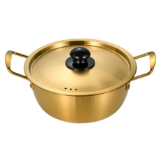 百貨King 韓式不鏽鋼加厚泡麵鍋 18cm, 1.3L, 2個